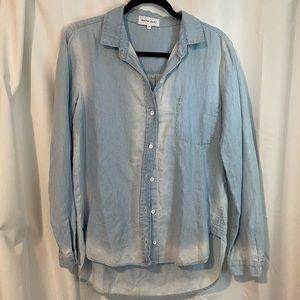SZ M - Bella Dahl denim button down NWT